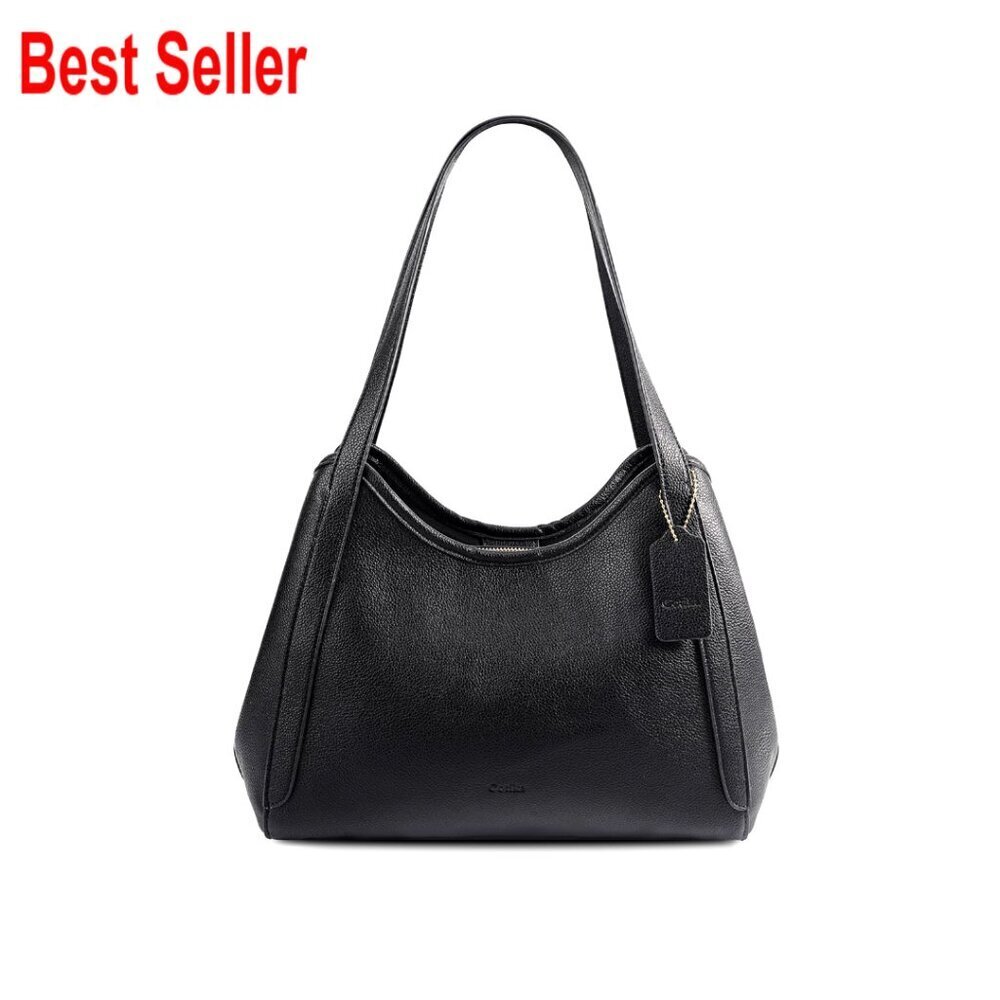 Faux Leather Hobo Shoulder Bag Medium Tote Purse